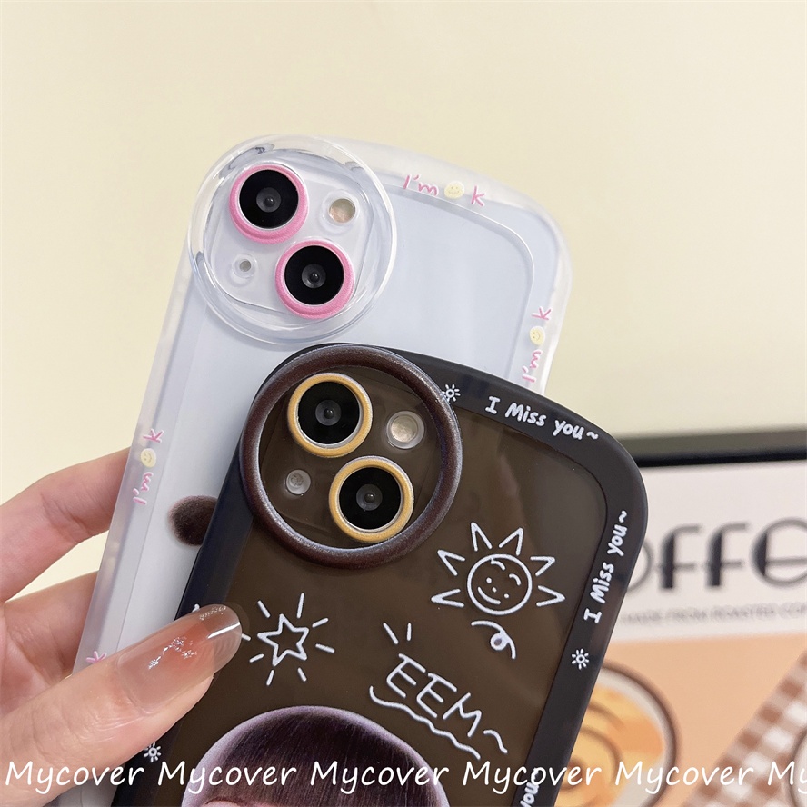 Ốp Điện Thoại Chống Sốc In Hình Bé Trai Bé Gái Cho iPhone 14 13 12 11 Pro Max Xs XR X 8 7 6 Plus SE 2020