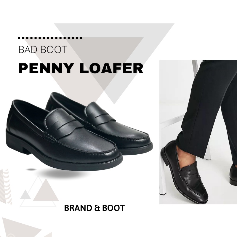 Giày Lười DECEMBER Penny Loafer Black BB02 tặng thêm lót giày