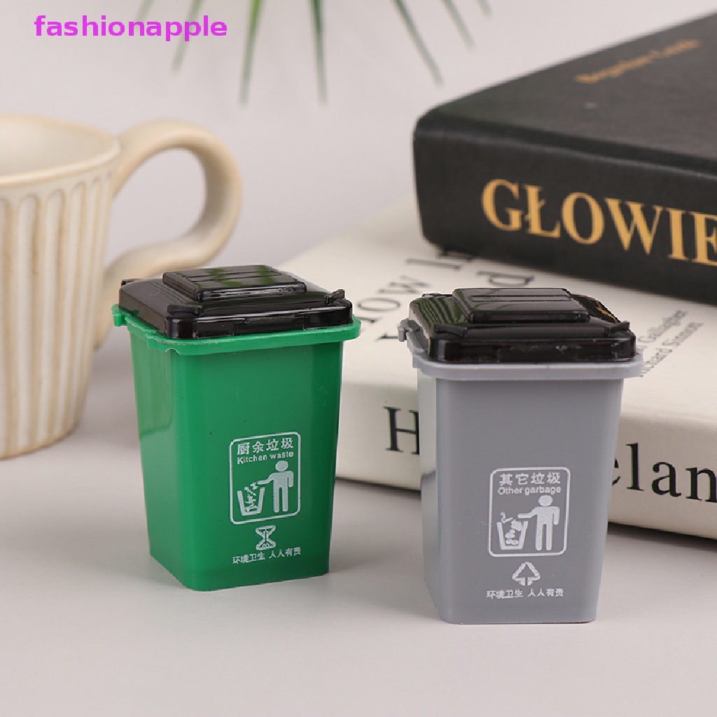 Mô Hình Thùng Rác Mini Tỉ Lệ 1: 12 Trang Trí Nhà Búp Bê