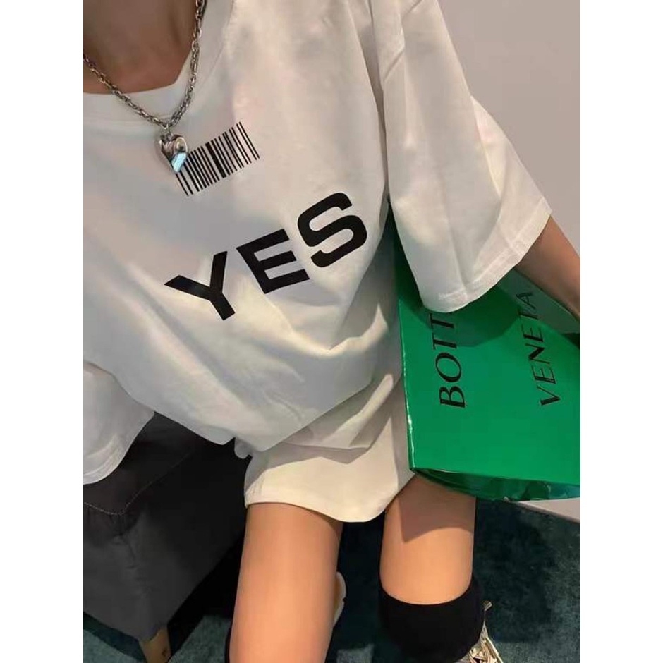 Áo Thun Trắng YES - NO Gapdino, Phong cách Unisex, Áo phông oversize form rộng, Local Brand Gapdino Unisex