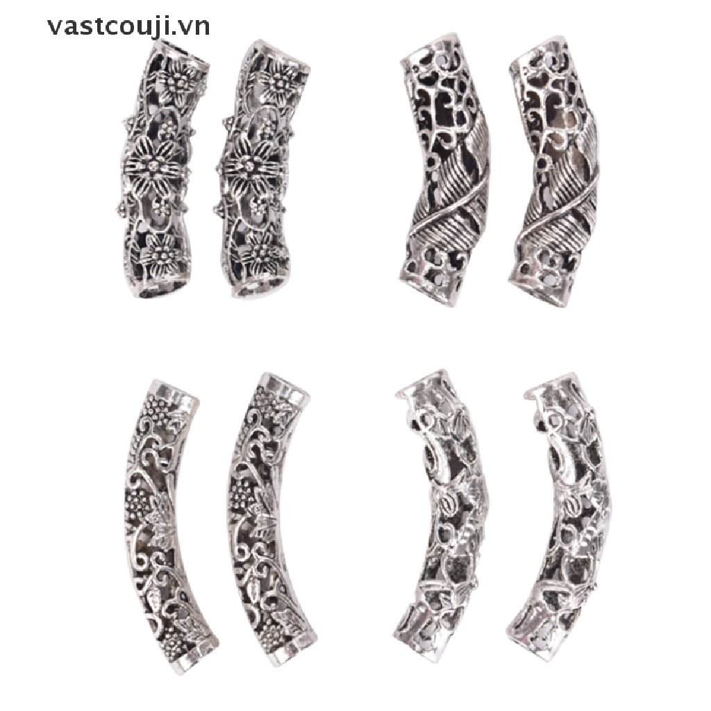 Chuỗi Hạt Bạc Đeo Râu Phong Cách Viking Độc Đáo