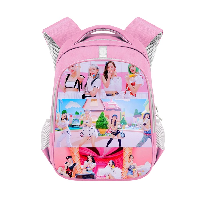 Balo Cỡ Lớn Chống Thấm Nước Thoáng Khí In Hình Nhóm Nhạc Blackpink Thời Trang Cho Nam Và Nữ BY2 YB2