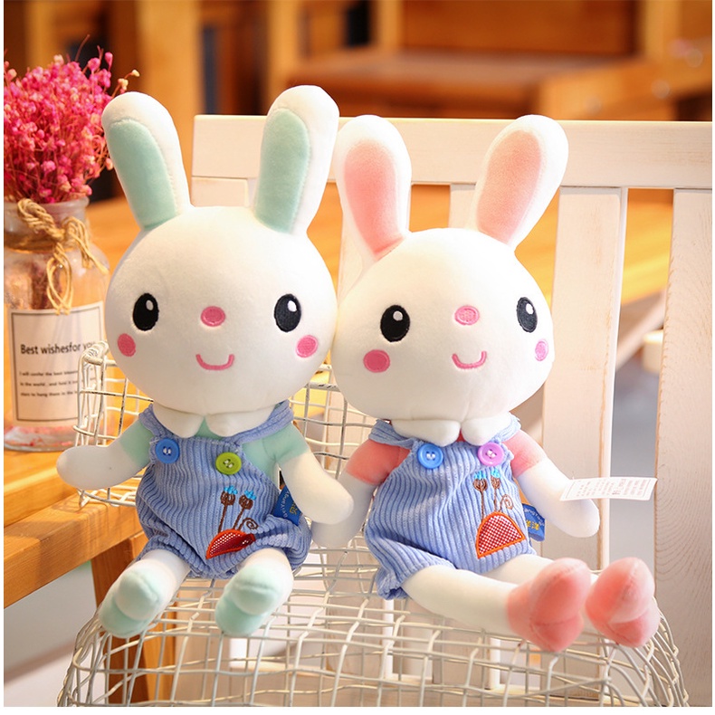 Thỏ Nhồi Bông Mặc Váy Dễ Thương Cho Bé