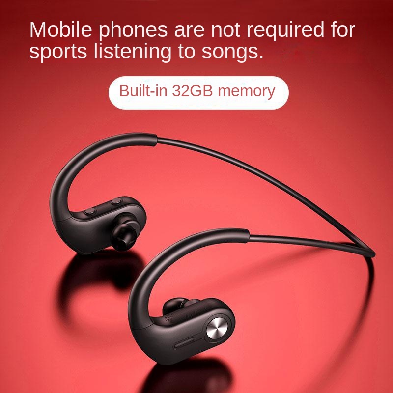 Tai Nghe Bluetooth 32G Tự Thu Gọn Chống Nước & Mồ Hôi MP3