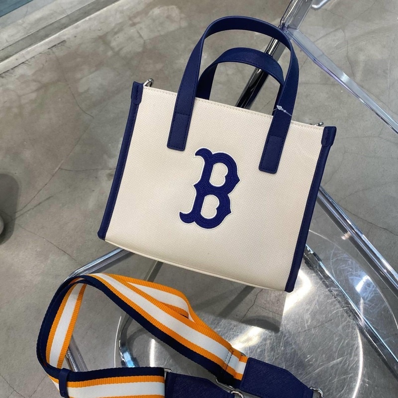Túi Tote MLB Canvas chữ B