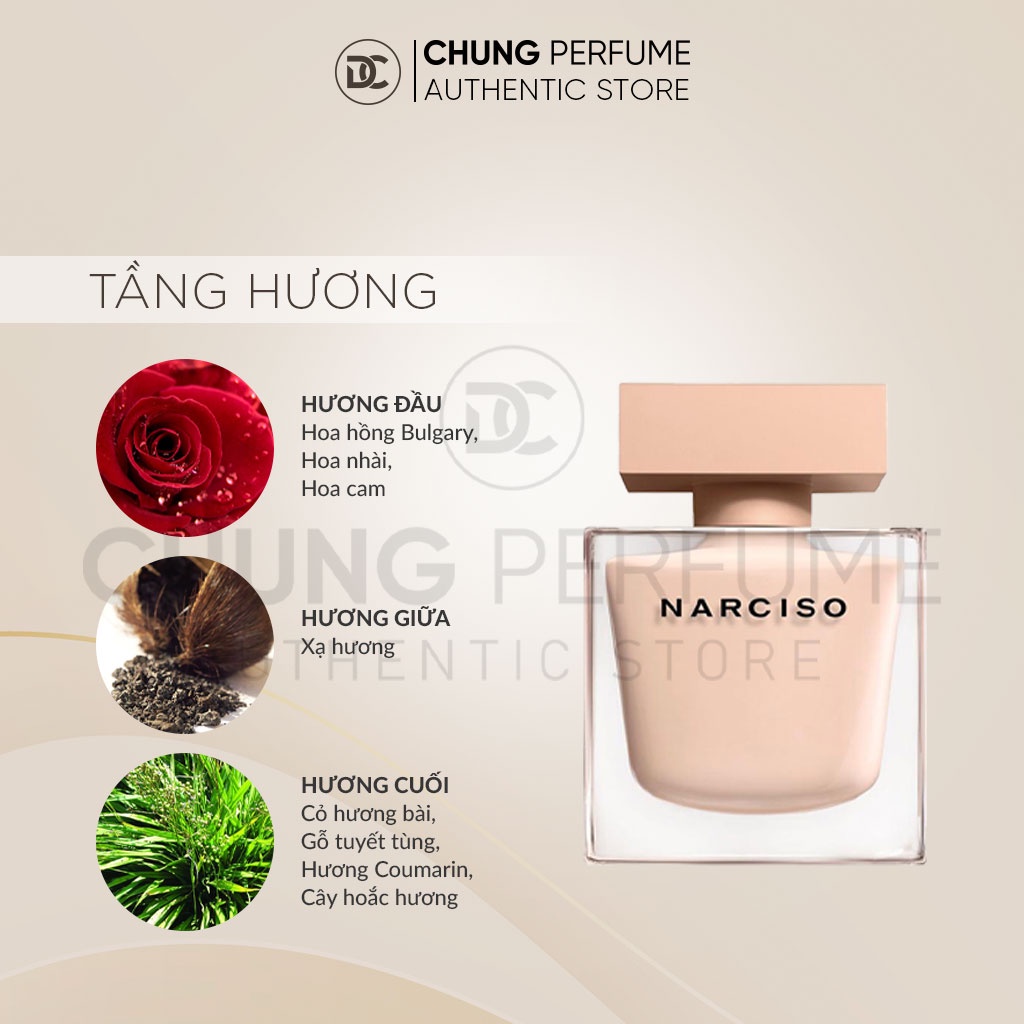 Nước Hoa Nữ Narciso Rodriguez Poudree EDP, Nar Hồng Phấn
