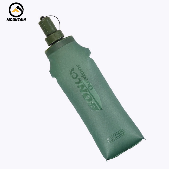 Bình Nước Thể Thao 250ml / 500ml Mềm Mại Siêu Nhẹ Có Nắp Đậy Tiện Dụng