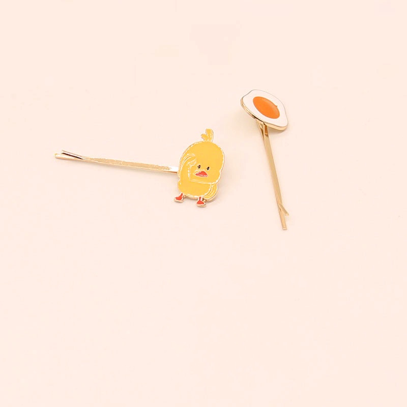 Kẹp Tóc Một Bên Họa Tiết Trái Tim Đơn Giản Ngọt Ngào Phong Cách Hàn Quốc Nhật Bản Dễ Thương Dành Cho Bạn Gái