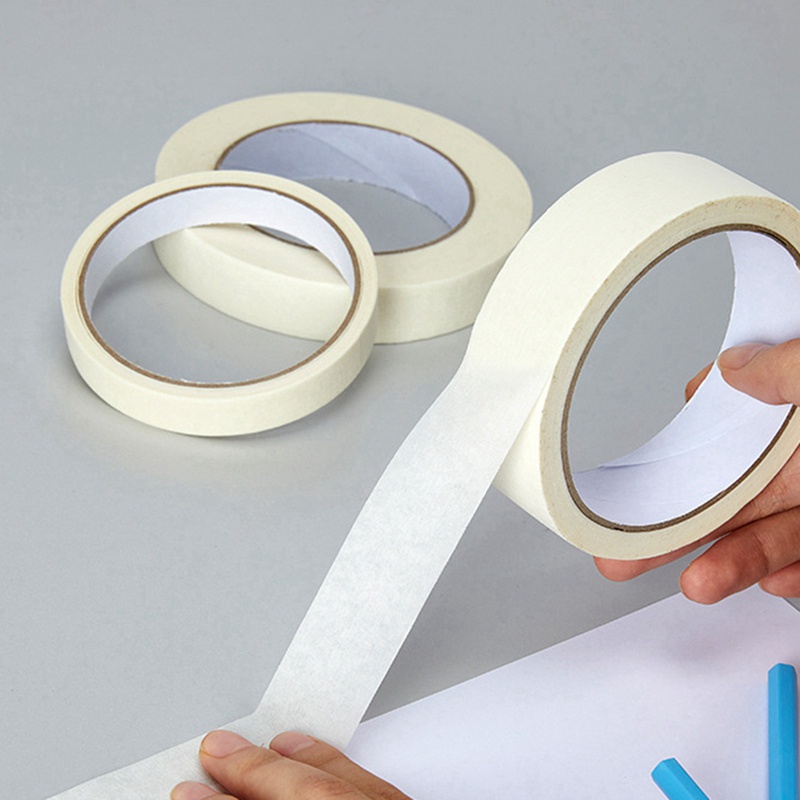 Set 10 Cuộn Băng Keo Giấy Dán Đa Năng Kích Thước 1 Inch x 21 Yards x 10