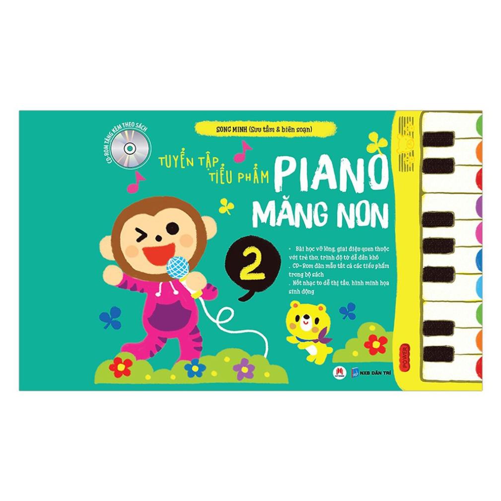 Sách - Tuyển Tập Tiểu Phẩm Piano Măng Non Phần 2 (Kèm file Audio đánh mẫu)  - Huy Hoàng Books