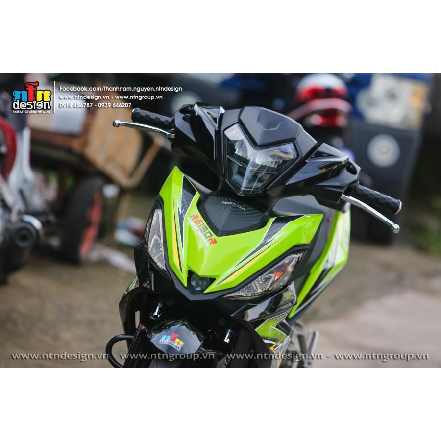 Tem rời Winner V1 mẫu RS 150 xanh lá đen - tem cao cấp không bay màu