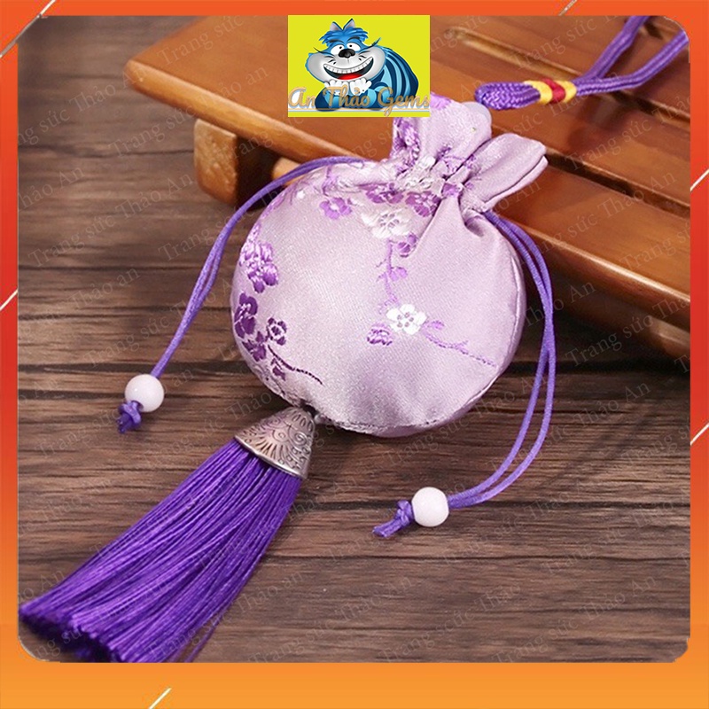 Túi Gấm Thêu Hoa Cao Cấp Nhiều Màu Sắc - Túi Gấm Lụa Trang Trí