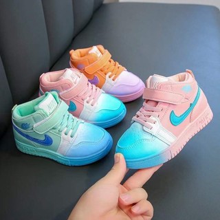 Giày thể thao cao cổ quai dán cho bé trai, bé gái size từ 26 -37