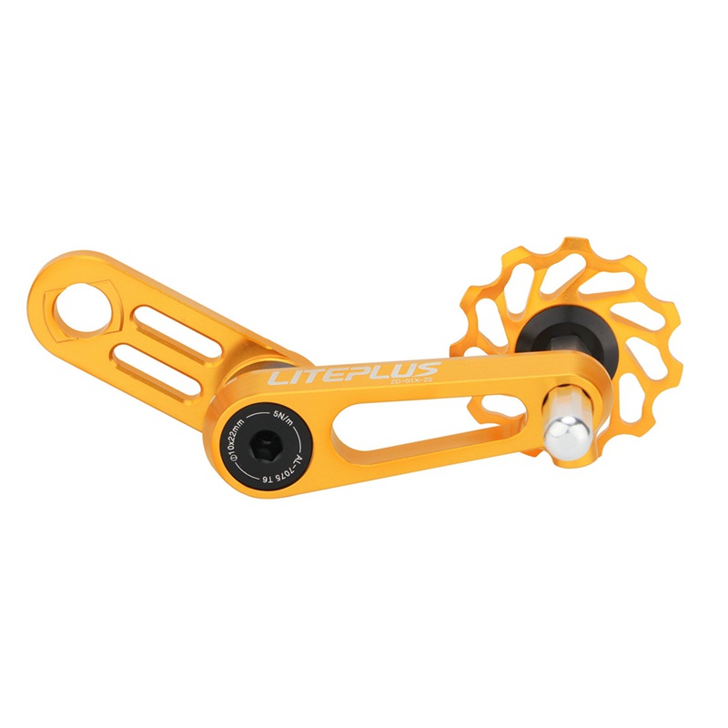 Phụ Kiện Dẫn Hướng Dây Xích Xe Đạp Bằng Hợp Kim Nhôm Màu Đỏ