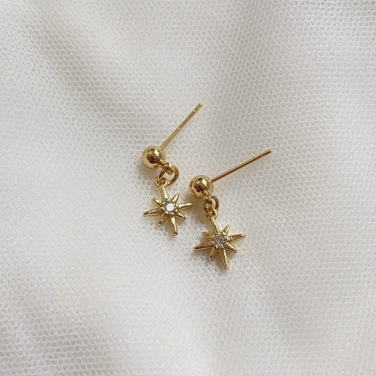 Khuyên Tai Charm Lấp Lánh Nhỏ
