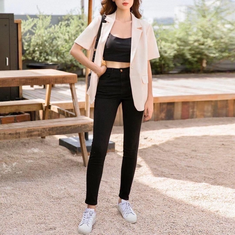 Jeans đen skinny. Hàng chất lượng cao