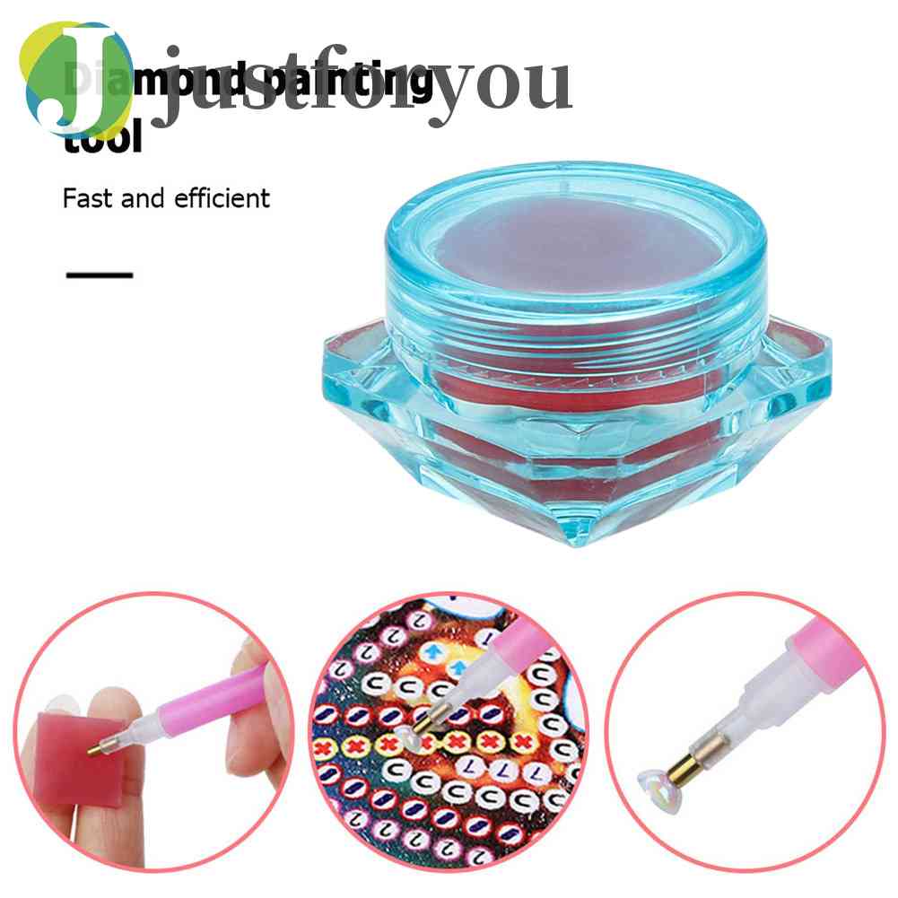 Bộ Dụng Cụ Làm Tranh Đính Đá Thủ Công Kèm Hộp Đựng Tiện Lợi