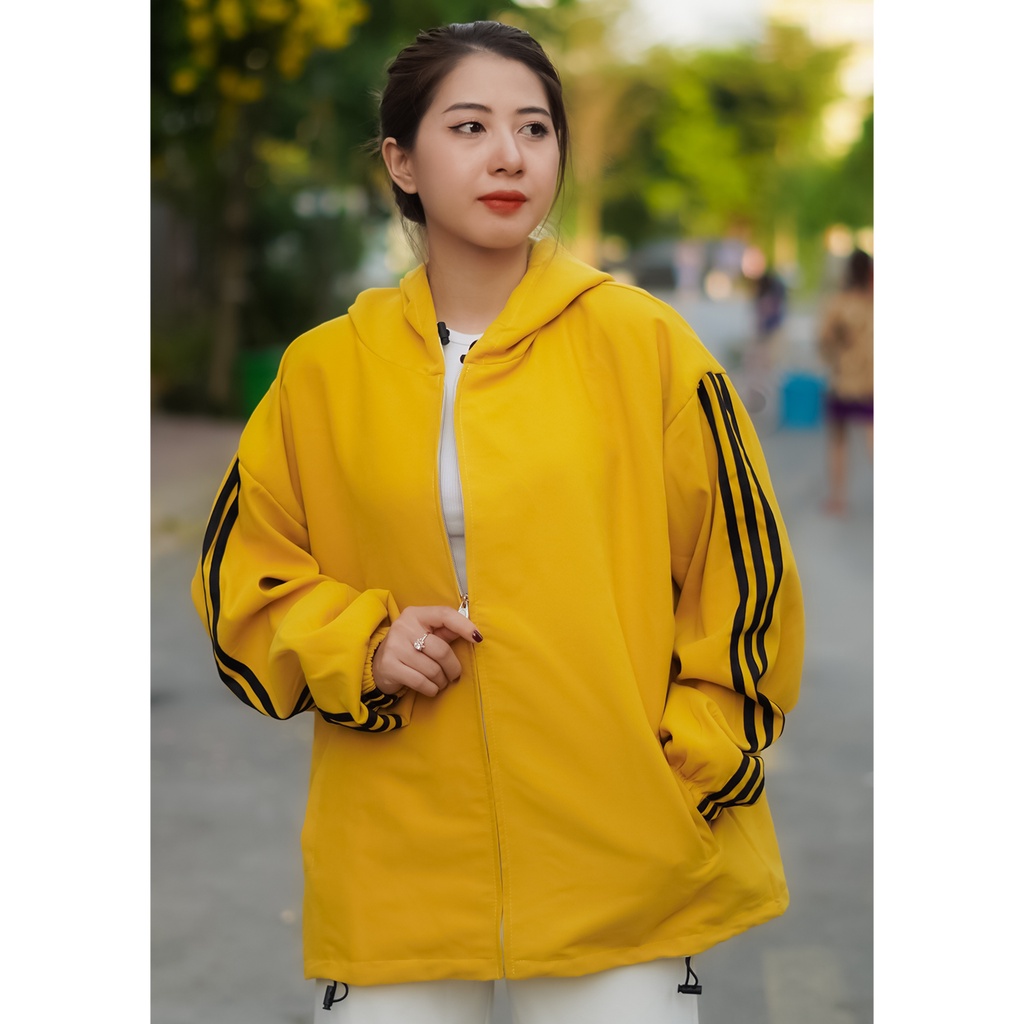 Áo khoác bomber Nữ đẹp form rộng chất Da Lộn 2 lớp phong cách Ulzzang 4YOUNG BL037