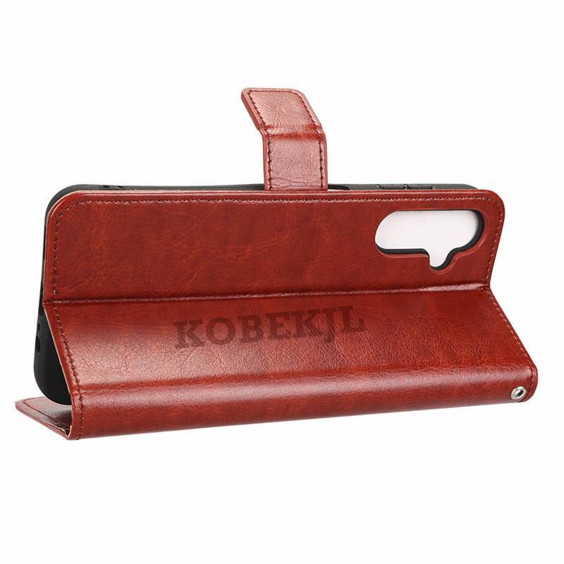 Bao Da pu Nắp Gập Kiểu Ví Kèm Giá Đỡ Đứng Sang Trọng Cho samsung a14 4g samsung galaxya14 5g samsunga14 4g Ốp