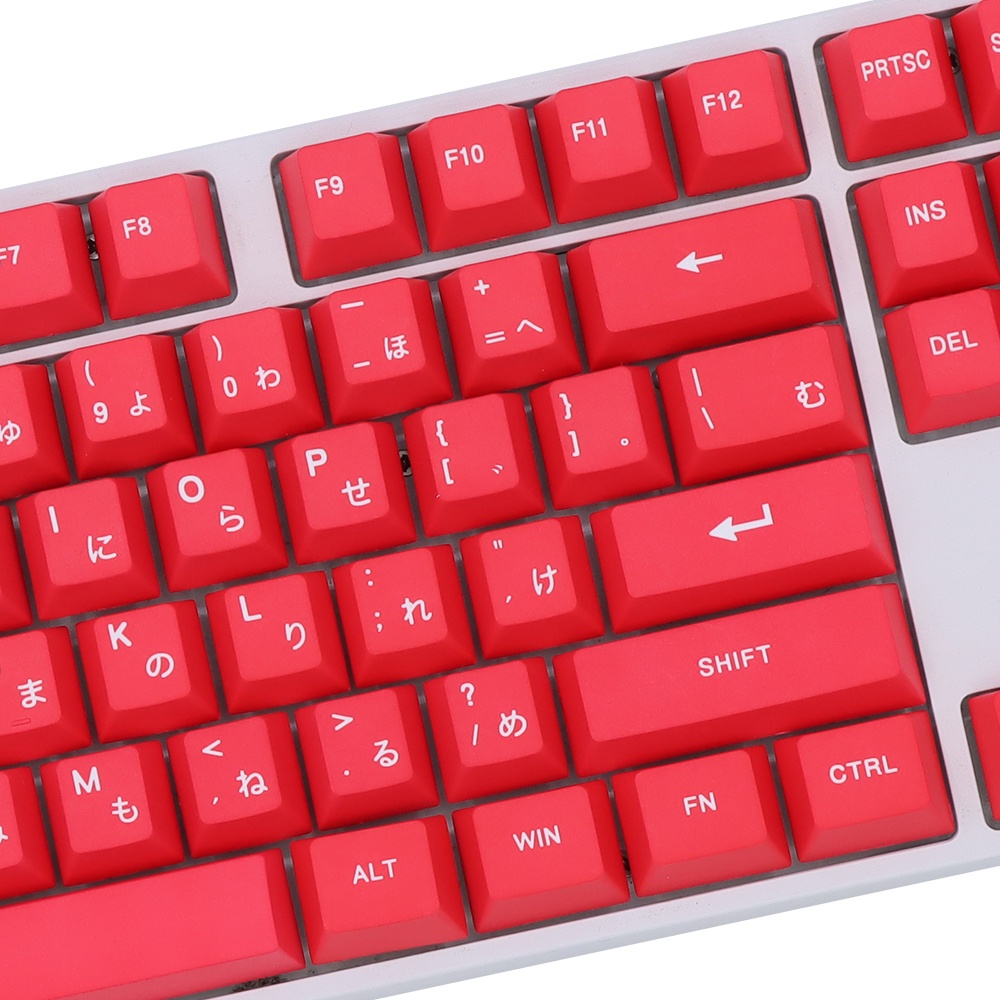 Christmas Keycaps Red Gradient Cherry Profile  PBT  Nắp Đậy Bàn Phím Họa Tiết Cherry Màu Đỏ Gradient Phong Cách Giáng Sinh Cho MK61 64 68 75 84 87 98 100 104 108