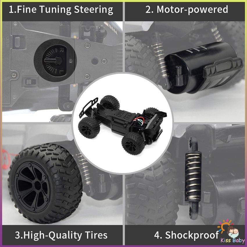 Jjr/C Q88 Rc Car 2Wd Drift 1:22 Xe địa hình tốc độ cao 2.4G