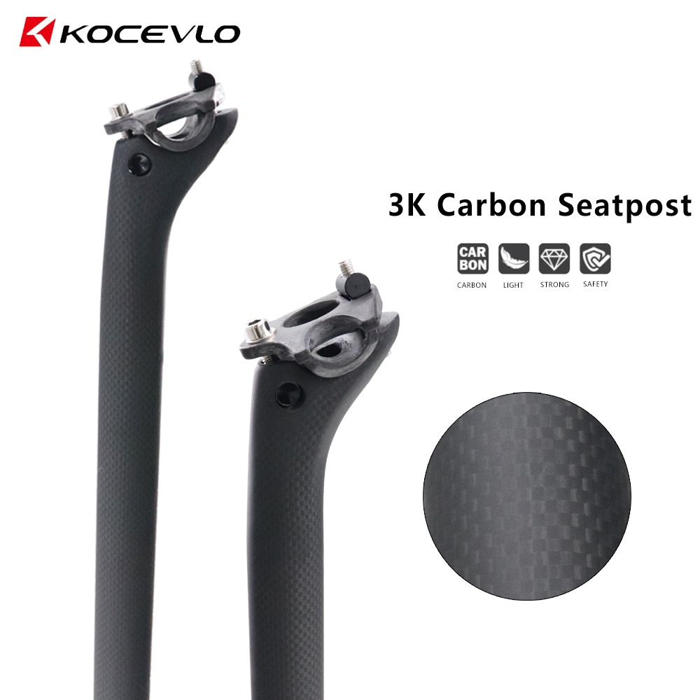 Cốt Yên Xe Đạp Leo Núi Kominevlo 3K 27.2 / 30.8 / 31.6mm Chất Liệu Sợi Carbon