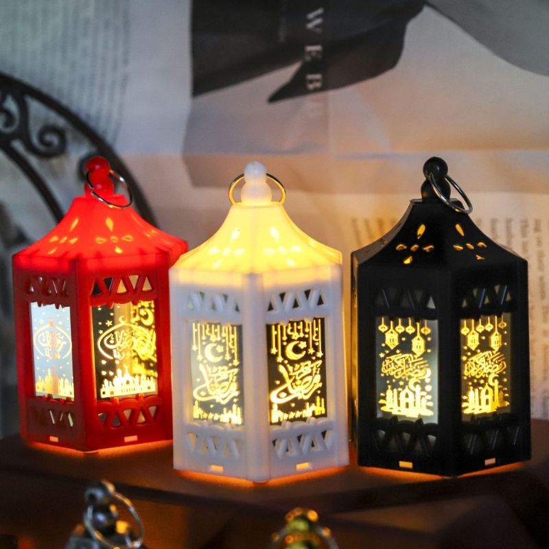 Đèn Lồng LED Phong Cách Ramadan Dùng Để Trang Trí Trong Nhà / Ngoài Trời