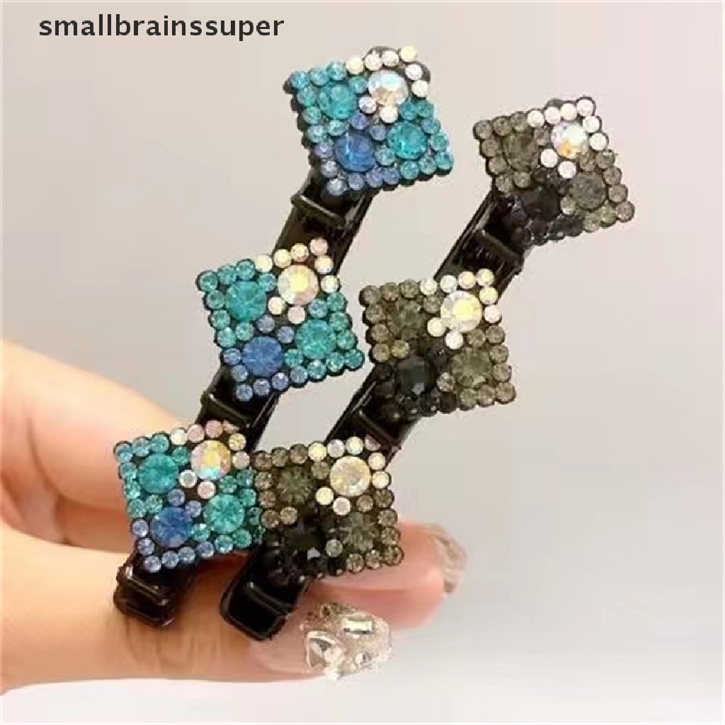 Kẹp Tóc Dạng Xoắn Đính Đá Lấp Lánh Thời Trang SBS