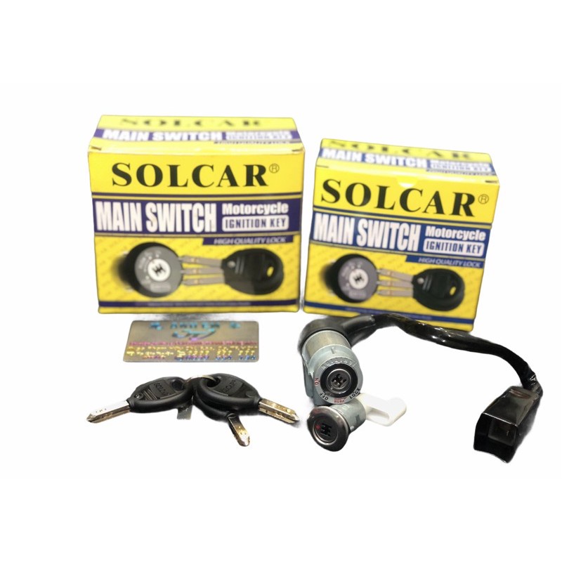 Ổ Khoá SOLCAR 6 Cạnh Exciter / Wave / Dream / Fu / RS ////