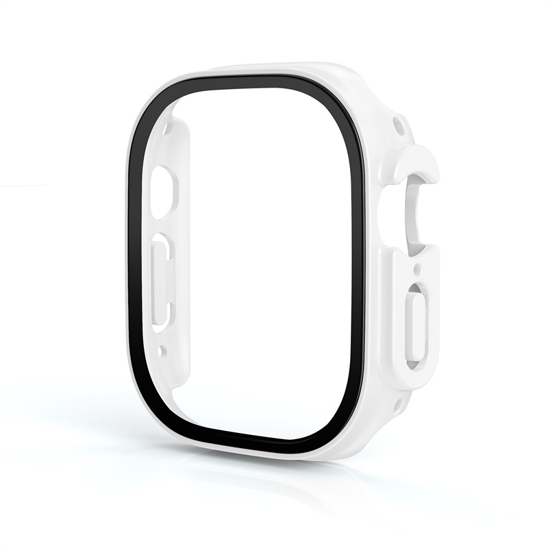Kính Cường Lực + Vỏ Bảo Vệ Màn Hình Bằng PC Siêu Mỏng 49mm Cho Apple Watch Ultra 49mm