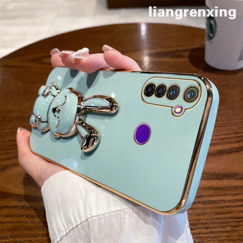 Ốp lưng realme 5 realme c3 realme 5i realme 6i realme 5 pro Ốp Điện Thoại Silicon Mềm Chống Sốc Mạ Điện DDTZZJ01 Cho realme 5 realme c3 realme 5i realme 6i realme 5 pro viền vuông cute