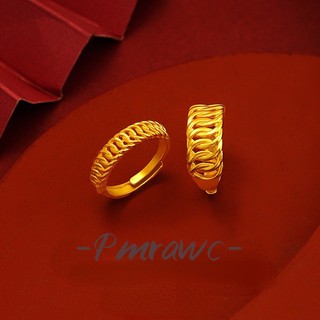 Pmrawc | nhẫn cặp mạ vàng 24k không phai màu fs280