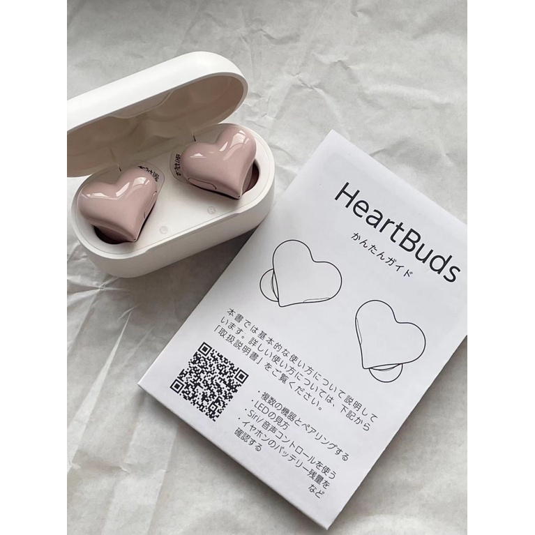 Tai Nghe Bluetooth Không Dây Hình Trái Tim Nhật Bản 3U2W