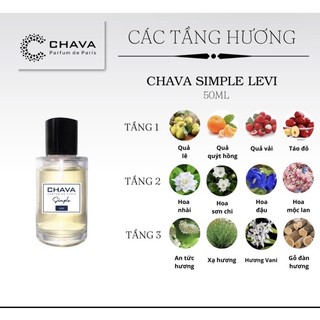 Nước hoa Pháp Chava Levi dành cho Nam 50ml