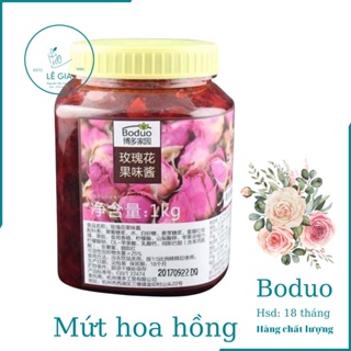 Mứt hoa hồng Boduo hộp 1kg