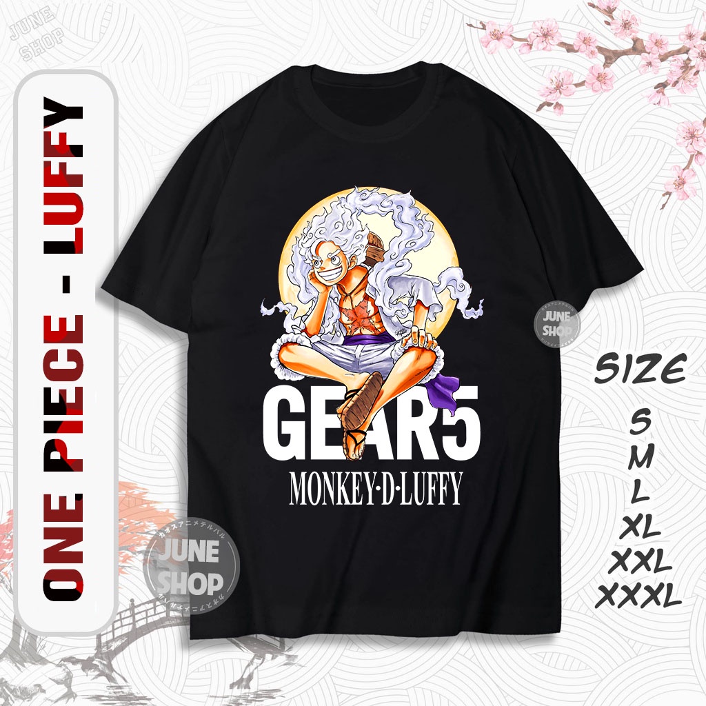 Áo One Piece - Áo Luffy Gear 5 mẫu mới siêu chất, đẹp giá rẻ, chất thun co giãn 4 chiều