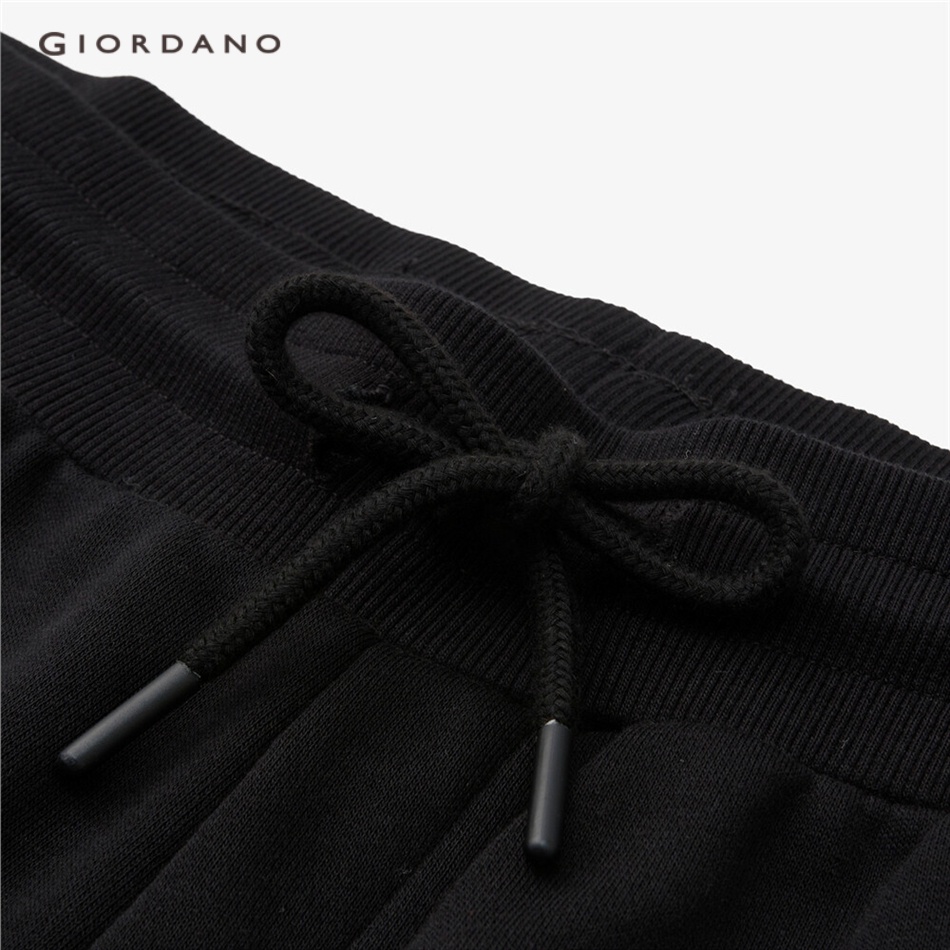 GIORDANO MEN Letter print elastic waist joggers 13113802