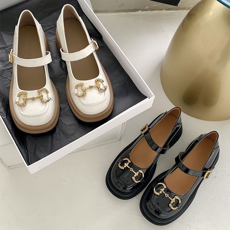 Giày Da Đế Dày Mềm Mại Phong Cách Thời Trang Mới Cho Nữ