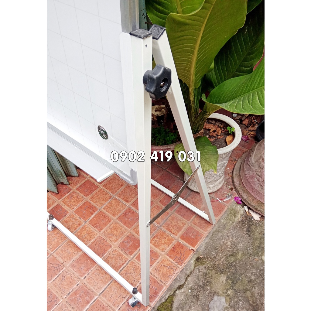 Bảng Filpchart Kẹp Giấy, Chân Gấp có bánh xe di chuyển - 60x100cm