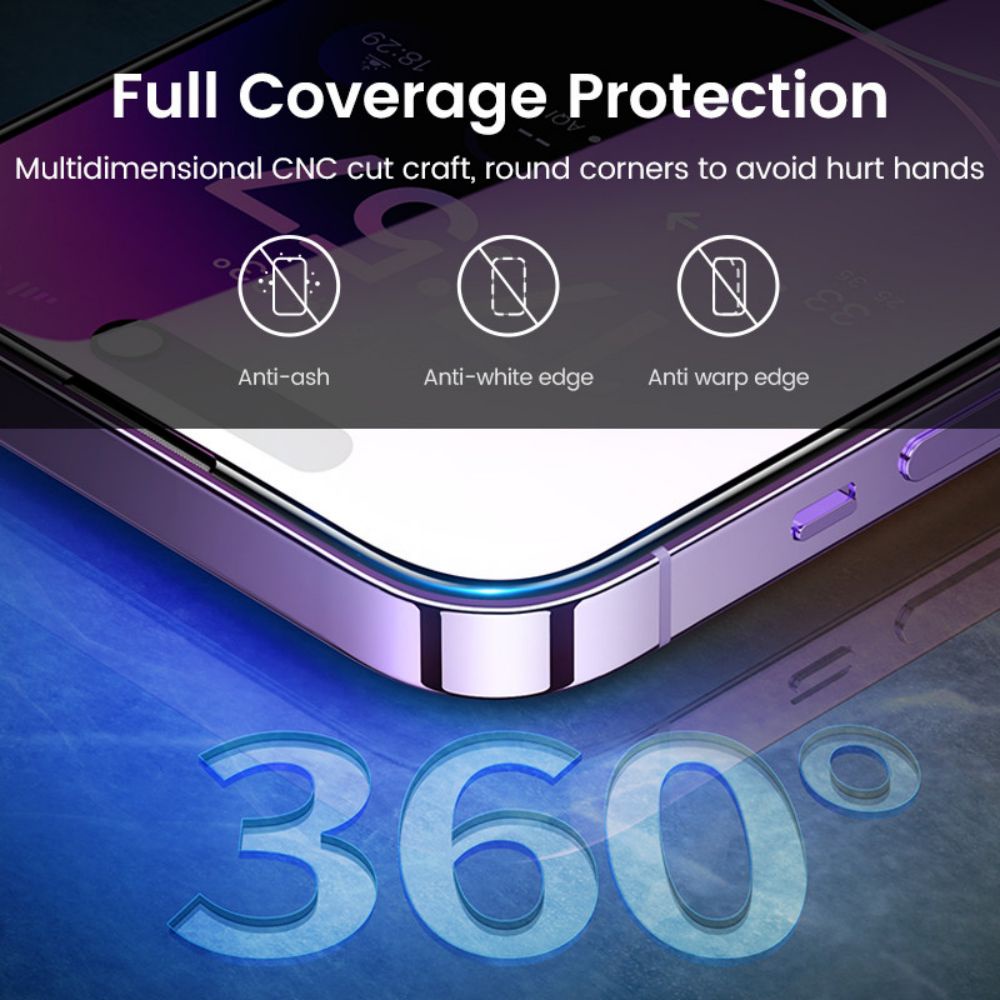 Kính Cường Lực 9D Bảo Vệ Màn Hình Điện Thoại IPhone 14 13 12 11 Pro Max 8 7 Plus