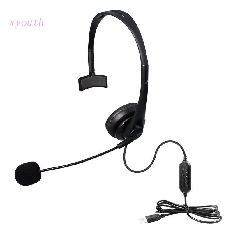 Tai Nghe Chơi Game Có Dây USB Âm Thanh Siêu Trầm Loại Bỏ Tiếng Ồn Cho PC / Lớp Học / Trực Tuyến