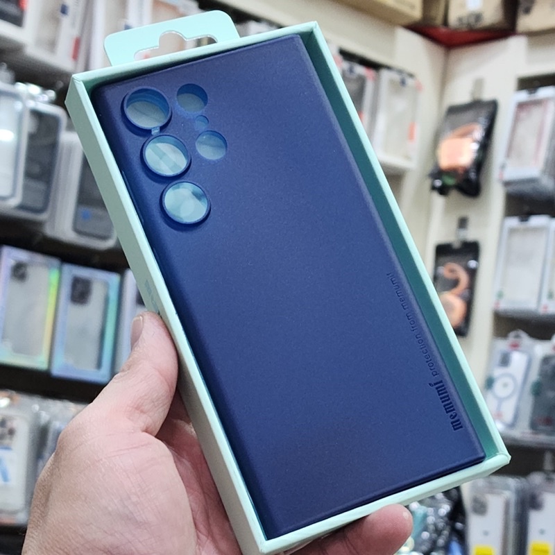 Samsung S23, Plus, Ultra, S22 Ultra_Ốp lưng Memumi lụa siêu mỏng 0,3mm nhám chống Vân tay cao cấp