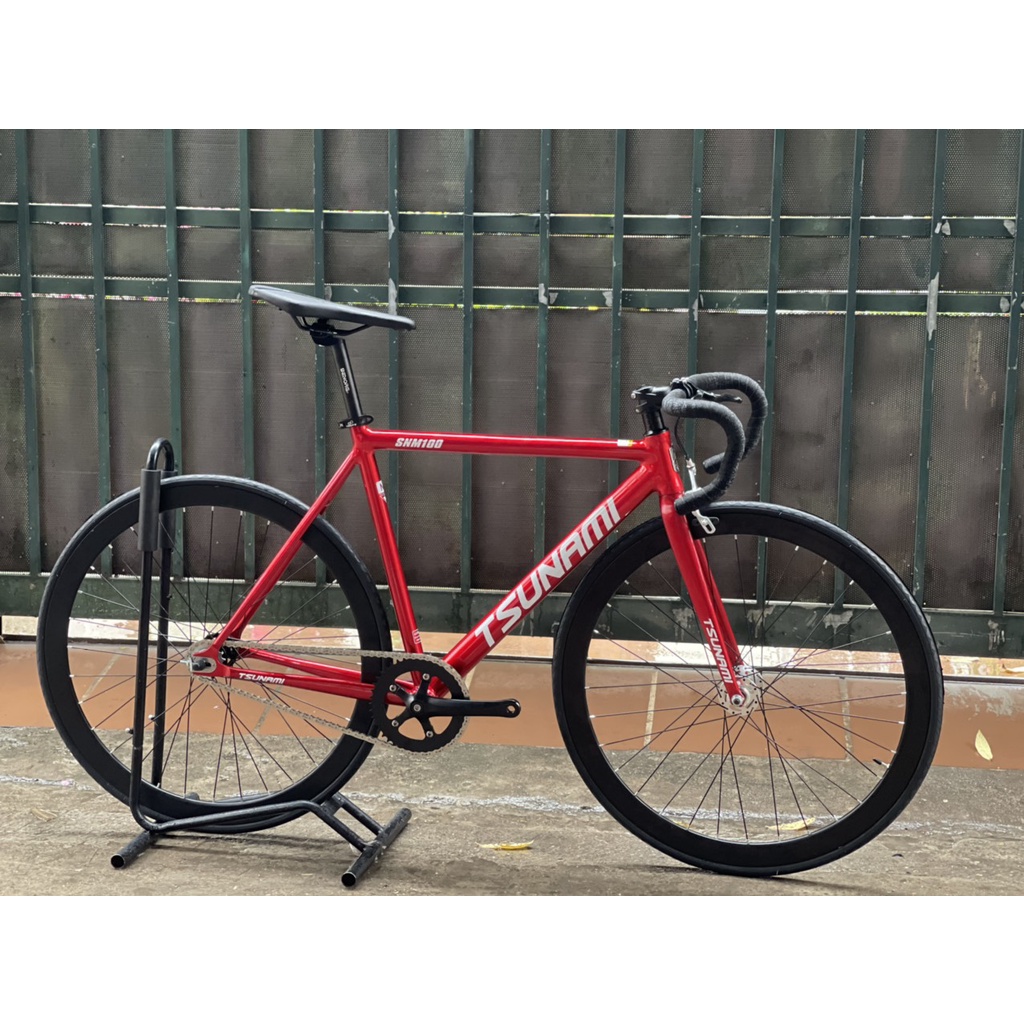 Xe đạp fixed gear Tsunami cao cấp, mẫu đẹp, độc, lạ.