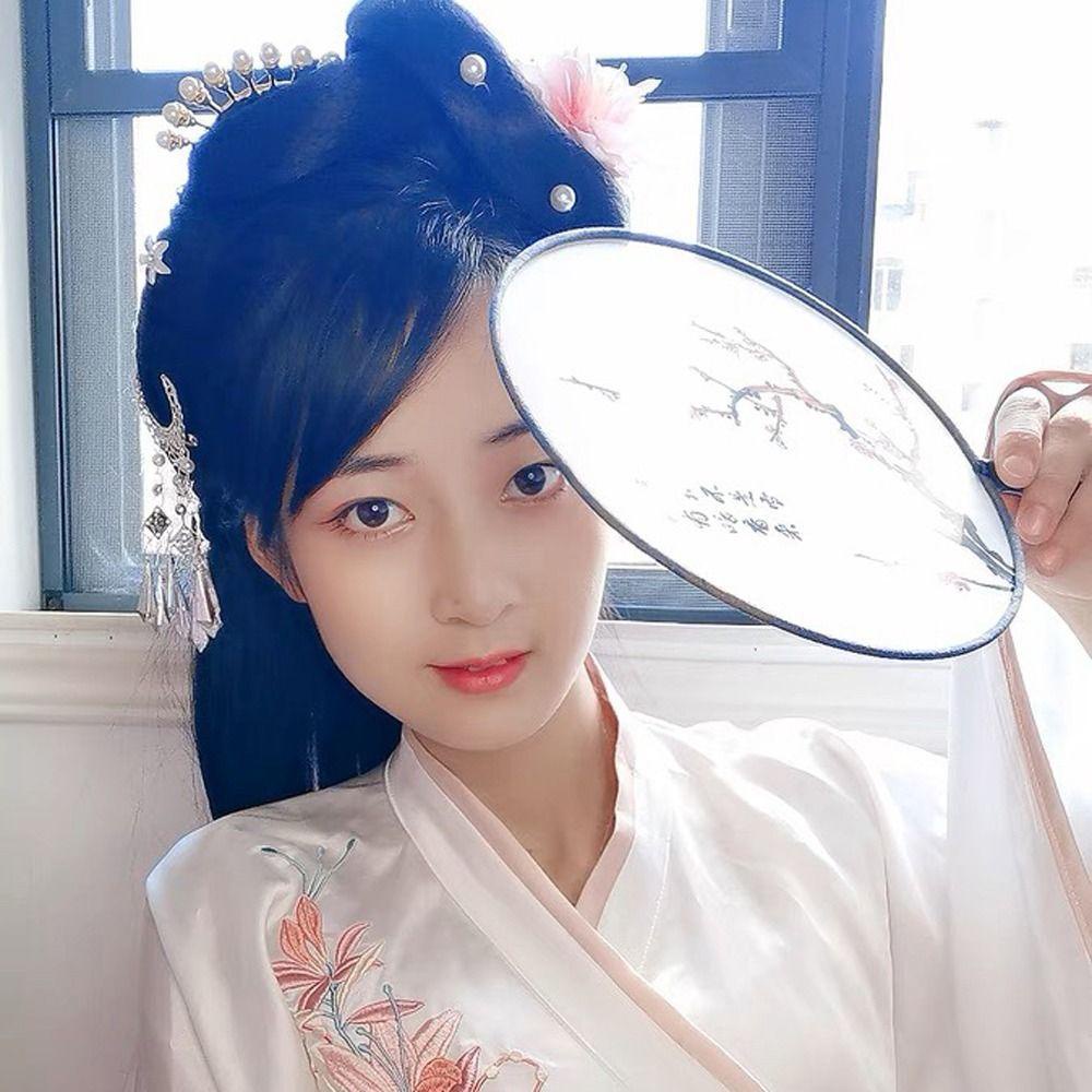 LOMBARD Kẹp Tóc Hình Bướm Tua Rua Phong Cách Trung Hoa Ngọt Ngào Cho Bé Gái