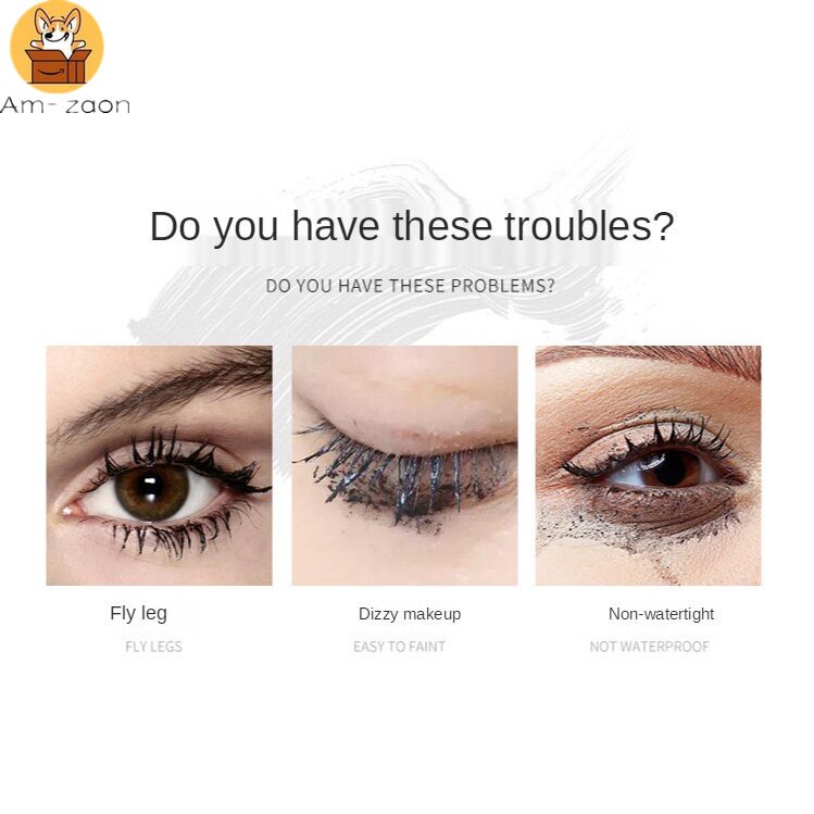 Mascara Đầu Cọ Nhỏ Màu Đen Tự Nhiên Lâu Trôi Chống Thấm Nước Và Mồ Hôi