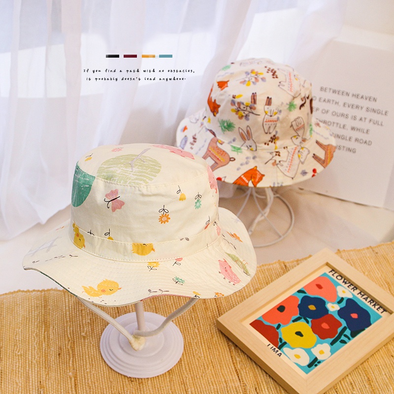 Mũ Bucket Se7en Chống Nắng In Họa Tiết Hoa Có Thể Điều Chỉnh Kích Cỡ