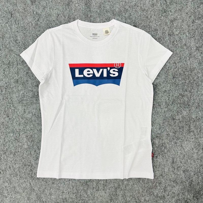 Áo thun levis in thêu hình dễ thương vnxk