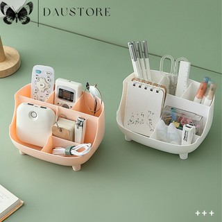 Hộp đựng bút để bàn - kệ đựng mỹ phẩm, đồ trang điểm 6 ngăn trang trí sắp xếp bàn 10860