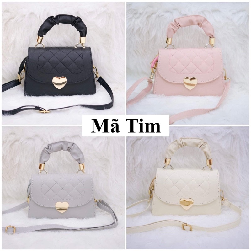 Túi Xách Nữ mẫu Tim kèm dây