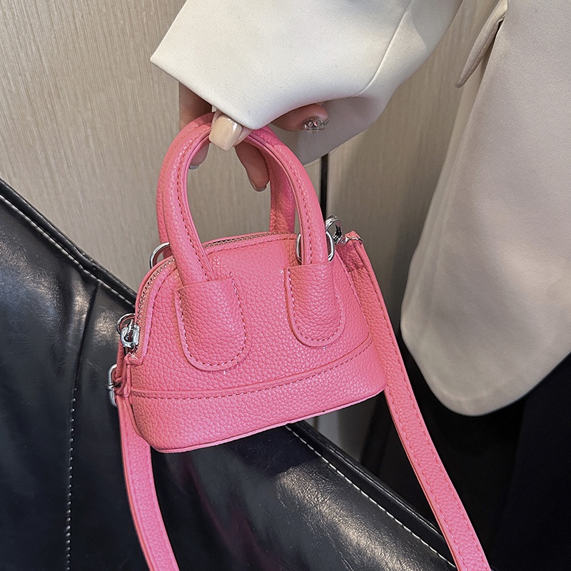 Túi Đeo Chéo mini Màu Trơn Đơn Giản Thời Trang Cho Nữ